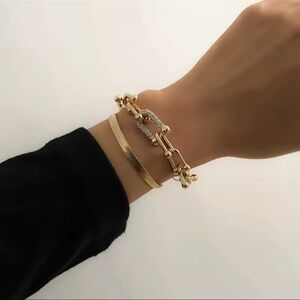 Bracelet SET of 2 Dainty Bangle
